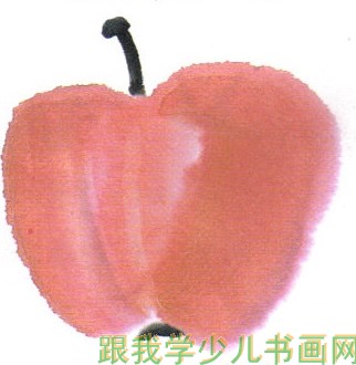儿童学画中国画苹果(初学阶段)