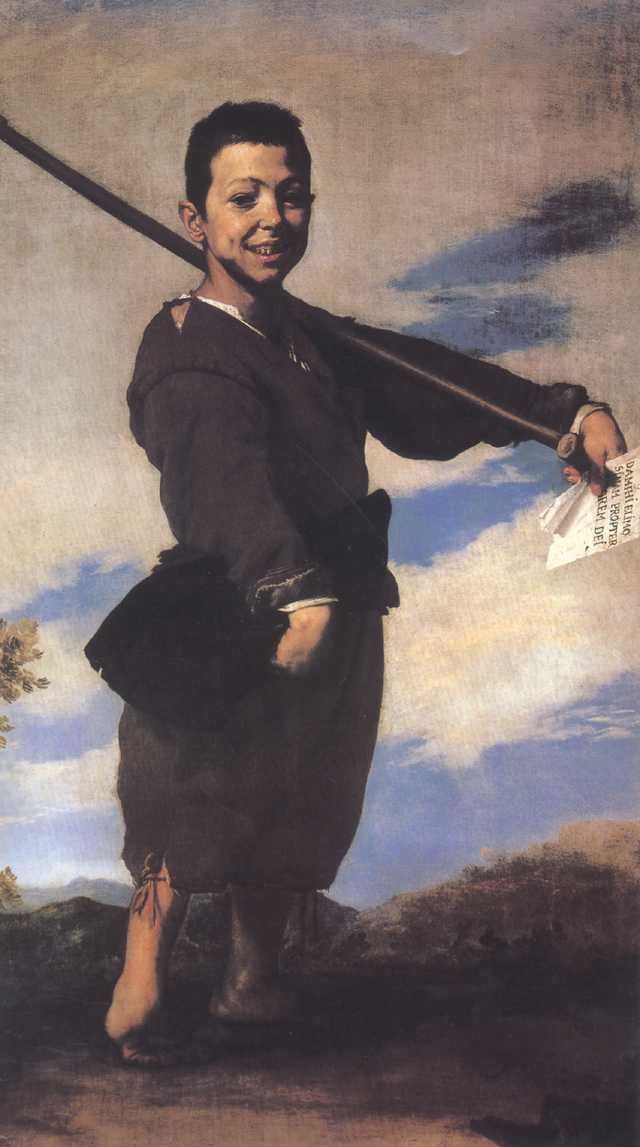 西方油画里贝拉:《畸形脚的乞丐》又名《跛足