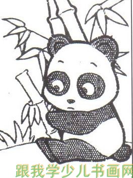 儿童蜡笔画大熊猫的画法〔图文〕