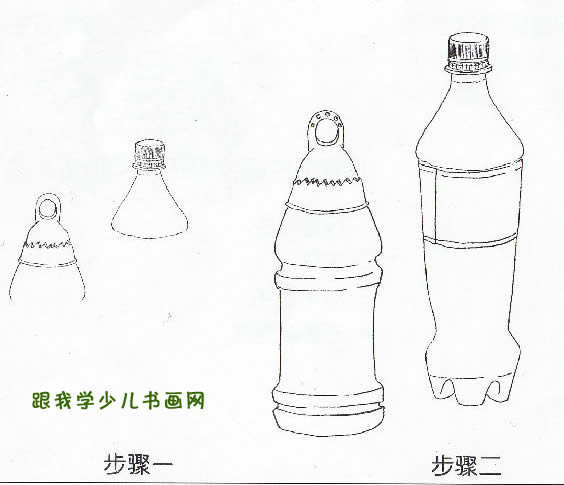 少儿线描课堂画画造型各异的瓶子[图文]--跟我